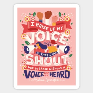 Raise Your Voice Magnet